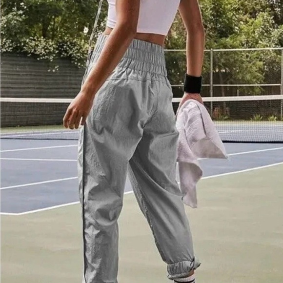 Free People Movement Silver Joggers - Picture 2 of 7